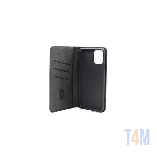 CAPA FLIP DE COURO COM BOLSO INTERNO PARA APPLE IPHONE 13 MINI